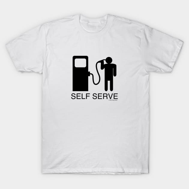 'Self Serve' T-Shirt by Gouldeyecandy